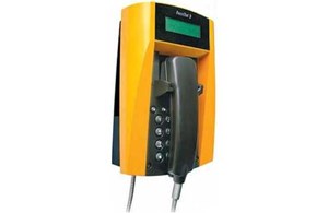 FHF FernTel 3 wettersicher, schwarz/gelb, ohne Display, mit Panzerschnur