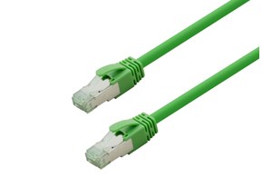 Nambo Kupfer-Patchkabel Kat.6a S/FTP LSZH grün