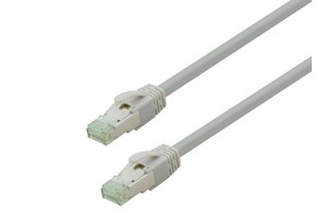 Nambo Kupfer-Patchkabel Kat.6a S/FTP LSZH grau