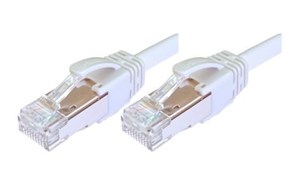 Patchdata Kupfer-Patchkabel Cat.6A S/FTP TPE Universal weiss