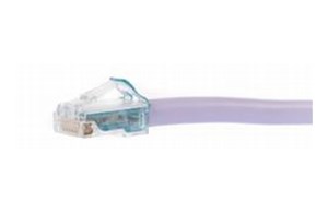 Cat. 6A RJ45-RJ45 LSZH Lila