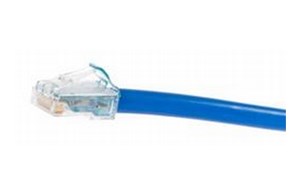 Cat. 6A RJ45-RJ45 LSZH Blau
